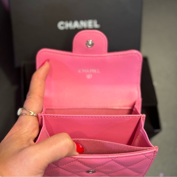 RARE ✨ Chanel 🎀 Pink 🎀 Card Holder NWT - Picture 5 of 8